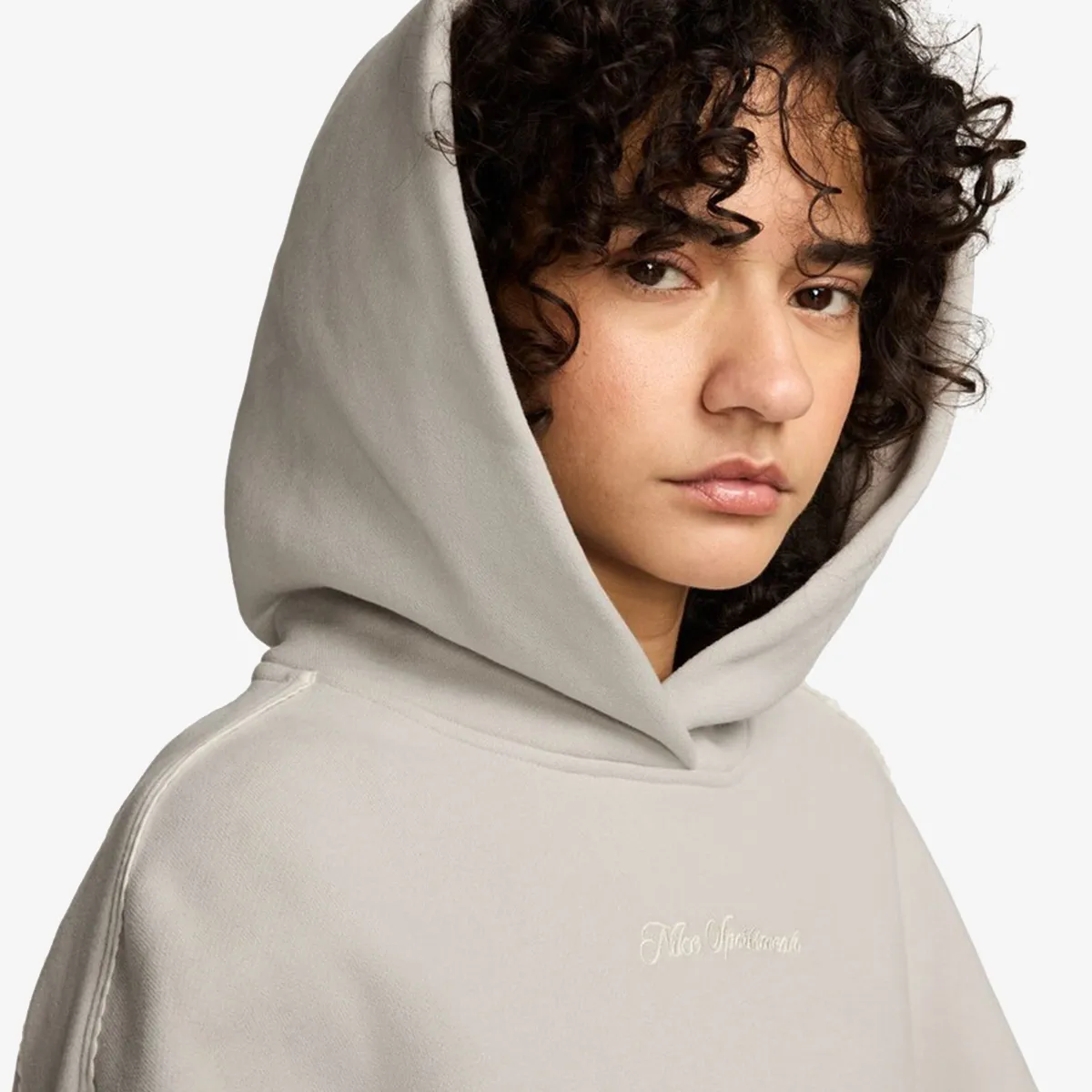 NIKE Majica s kapuljačom W NK STDO FLC MW CRP SCLOP HDY