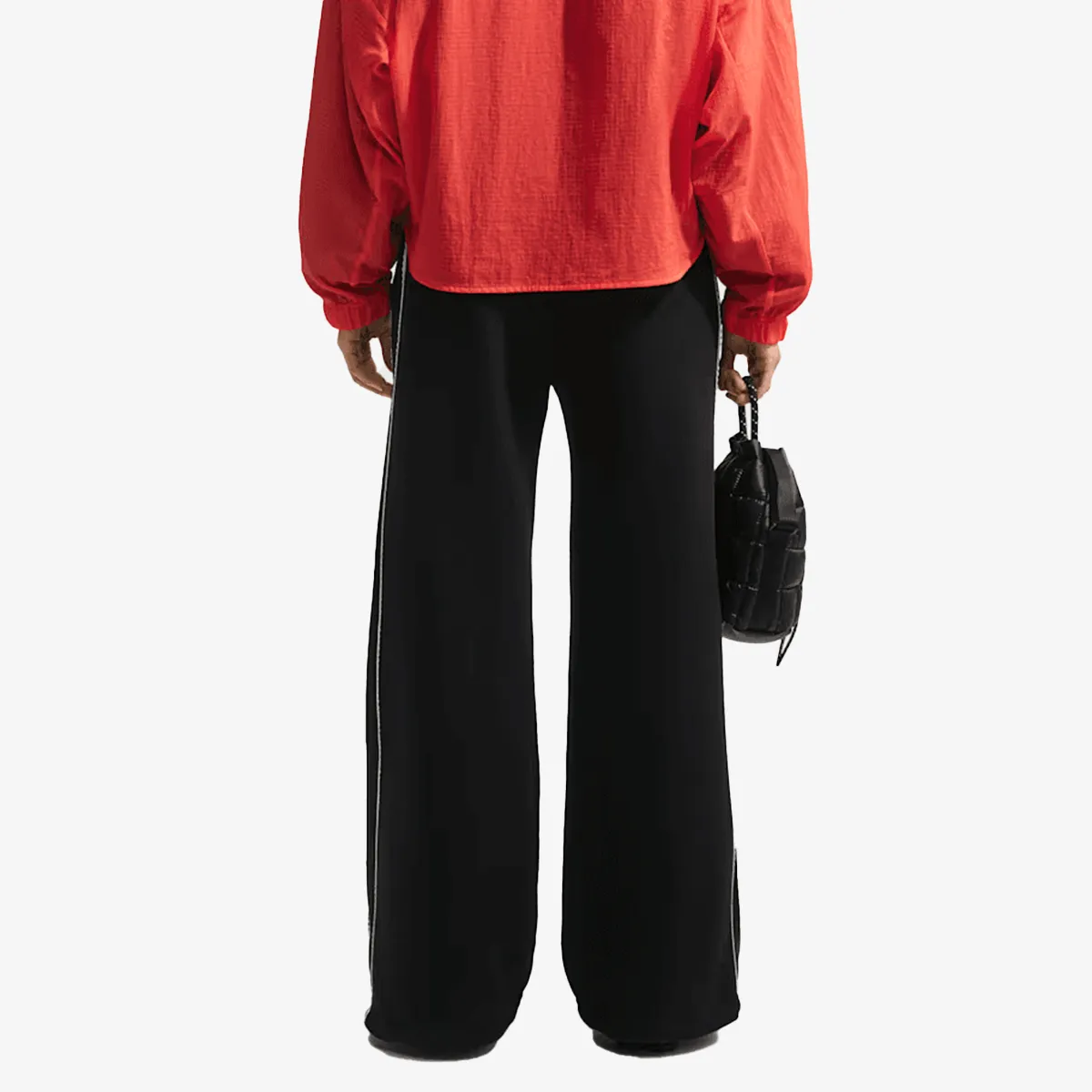NIKE Hlače W NK STDO FLC MW MR SCALLOP WL 
