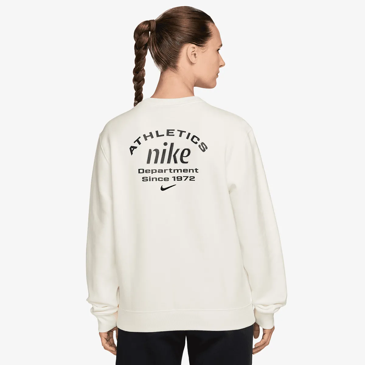NIKE Majica bez kragne W NK STDO FLC MW STD AD CREW 