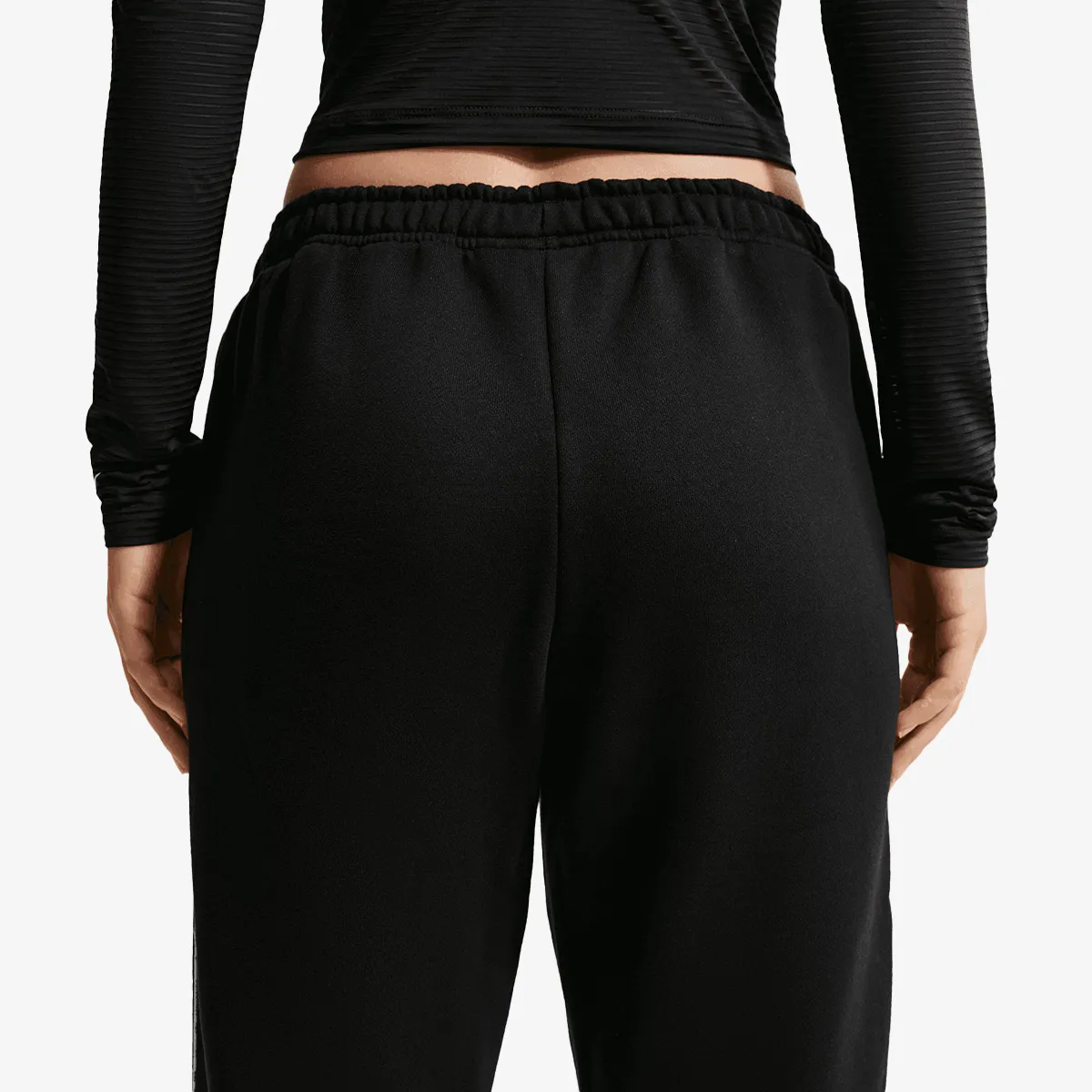 NIKE Hlače W NK STDO FLC MW MR AD CFF PNT