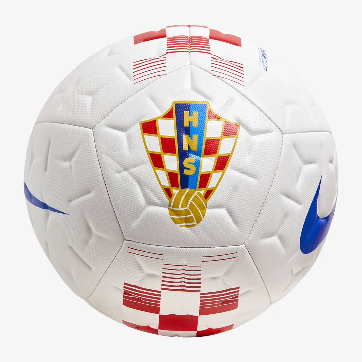 NIKE Lopta CRO NK ACADEMY BALL-WHITE/UNIVERSITY RED 