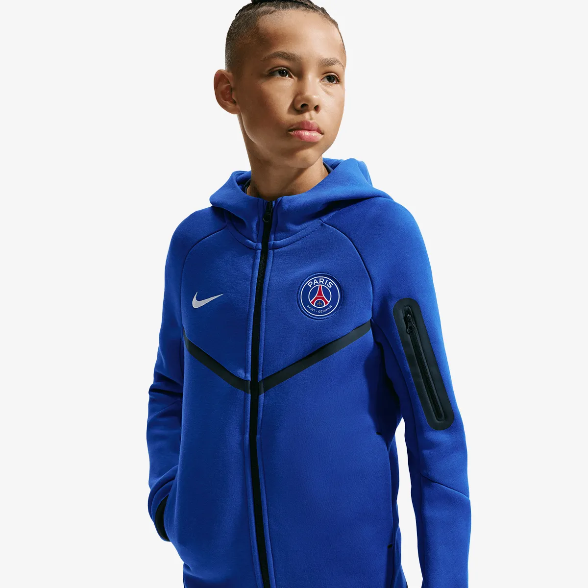 NIKE Majica s kapuljačom s patentom PSG B NSW TECH FLC FZ