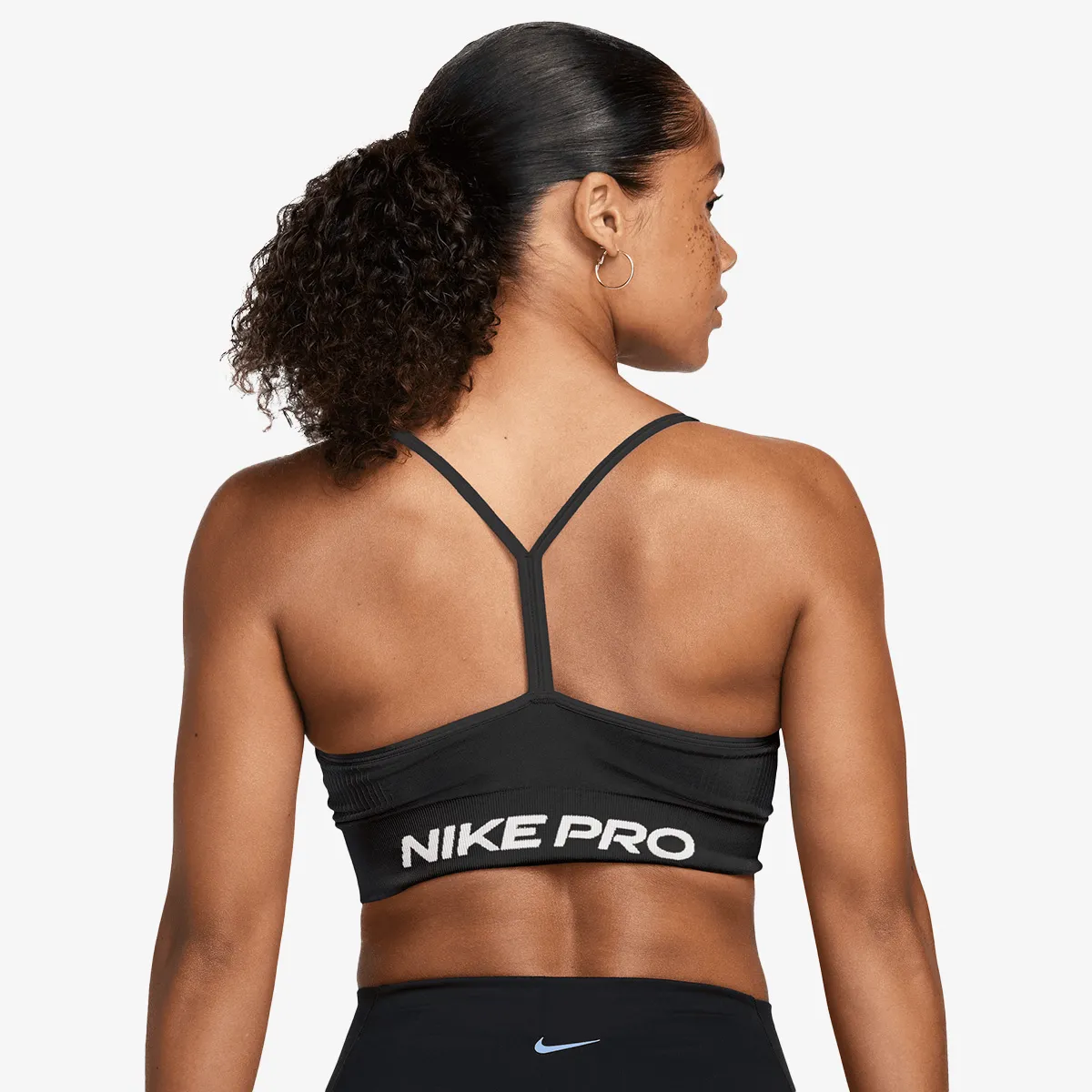 NIKE Sportski grudnjak W NP DF SMLS LS BRA WT 