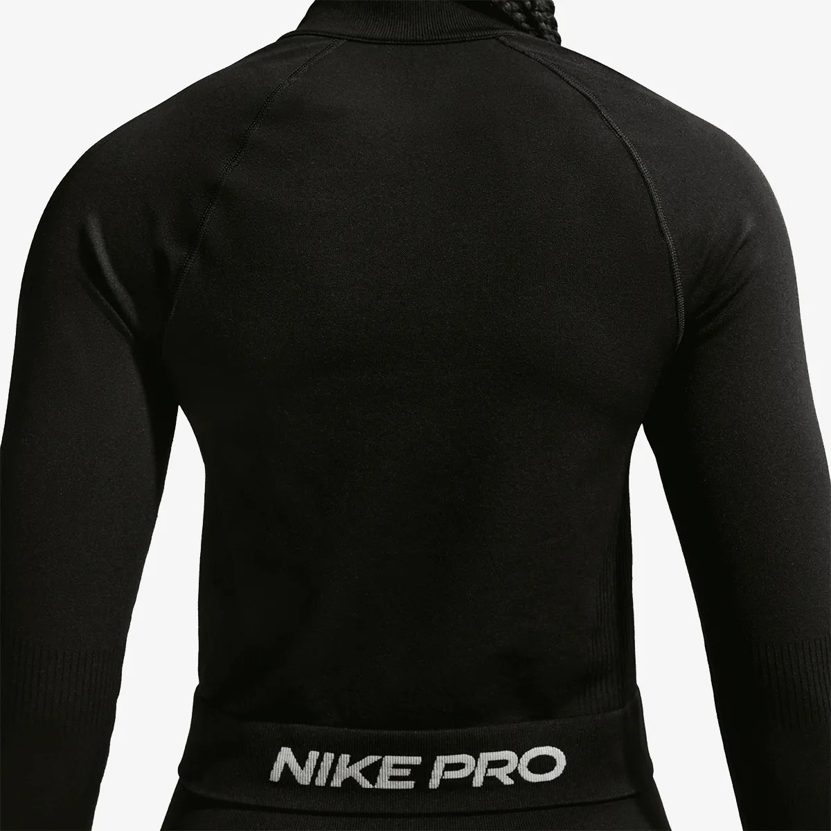 NIKE Majica dugih rukava W NP DF SMLS FZ MIDLAYER WT