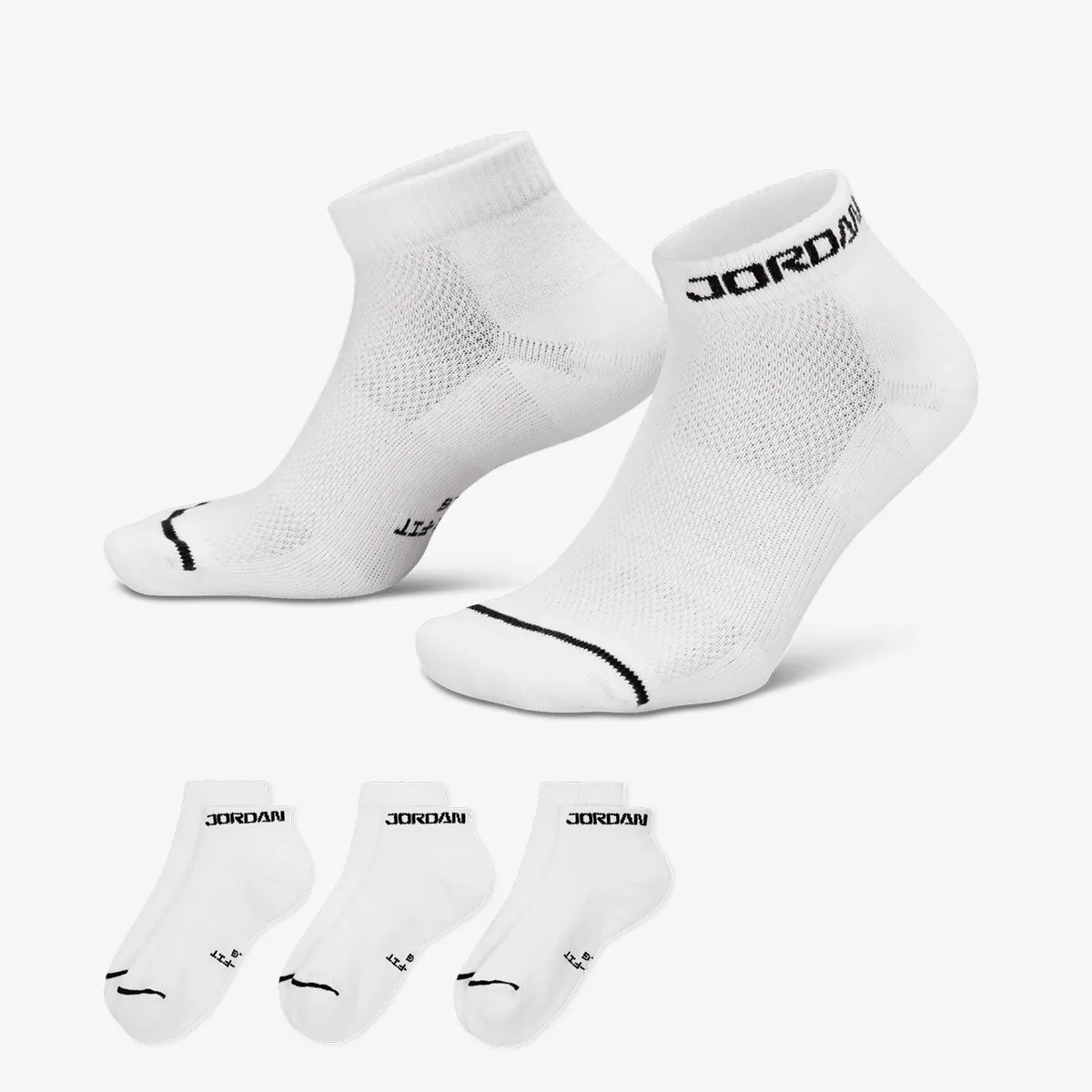 NIKE Čarape U J ED ELVD LOW 3PR - 144 