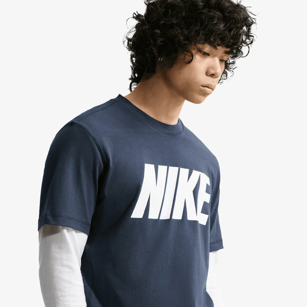 NIKE T-Shirt M NK CLUB VARSITY SS LIFESTYLE