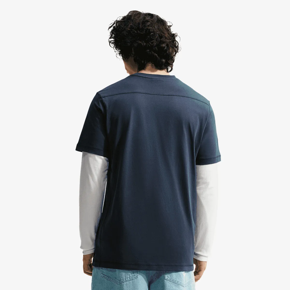 NIKE T-Shirt M NK CLUB VARSITY SS LIFESTYLE