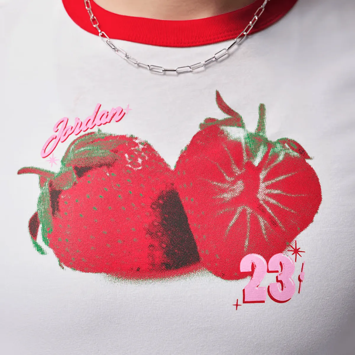 JORDAN T-Shirt W J STRWBY RINGER TEE