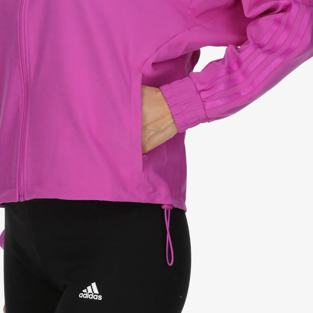 ADIDAS Majica s polu patentom PACER W JACKET 