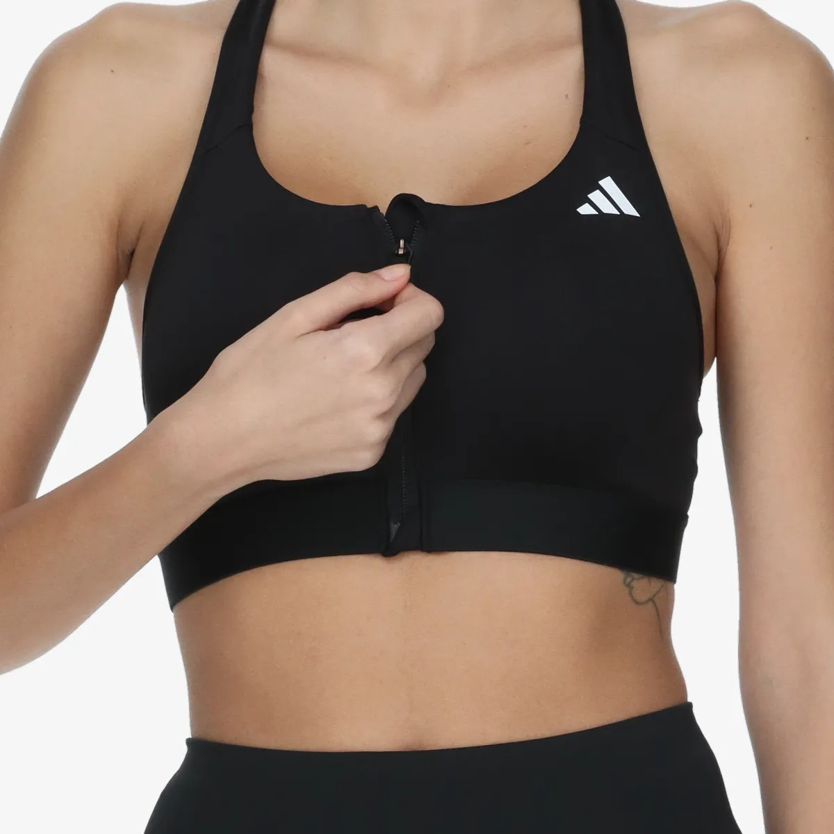 ADIDAS Sportski grudnjak PWRCT MS ZIP 