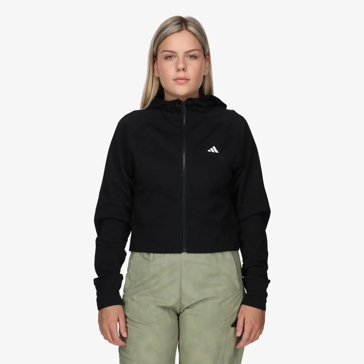 ADIDAS Majica s kapuljačom s patentom W GG FZ HD 