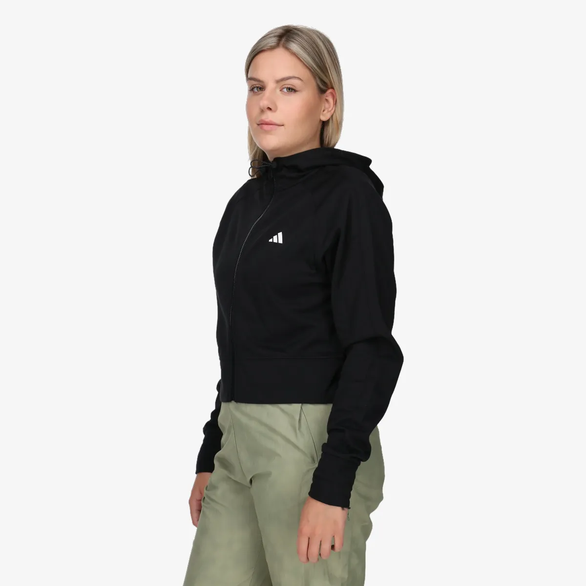 ADIDAS Majica s kapuljačom s patentom W GG FZ HD 