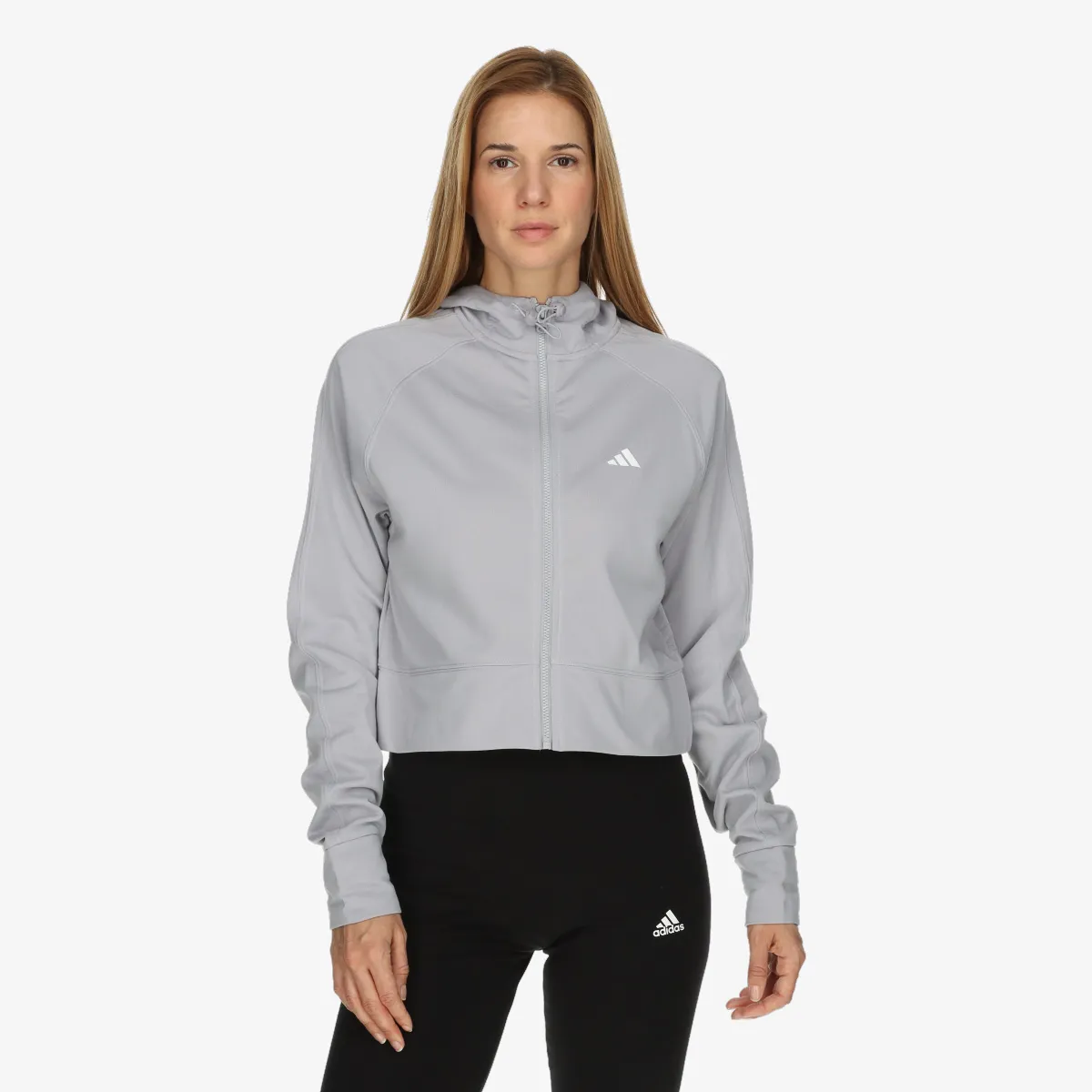 ADIDAS Majica s kapuljačom s patentom W GG FZ HD 