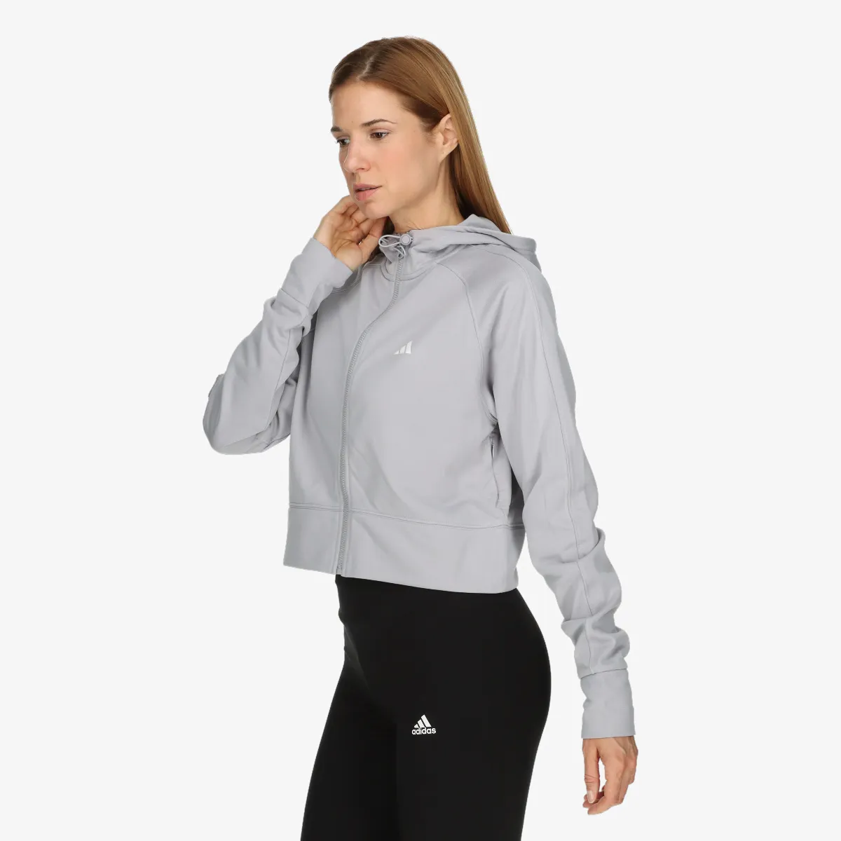 ADIDAS Majica s kapuljačom s patentom W GG FZ HD 