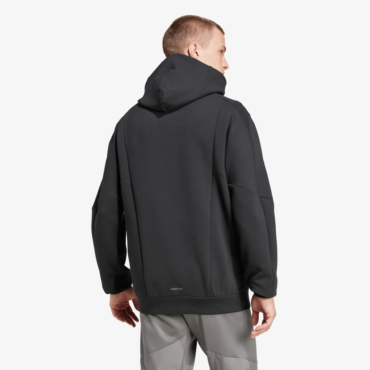 ADIDAS Majica s kapuljačom s patentom D4T FULL ZIP H 