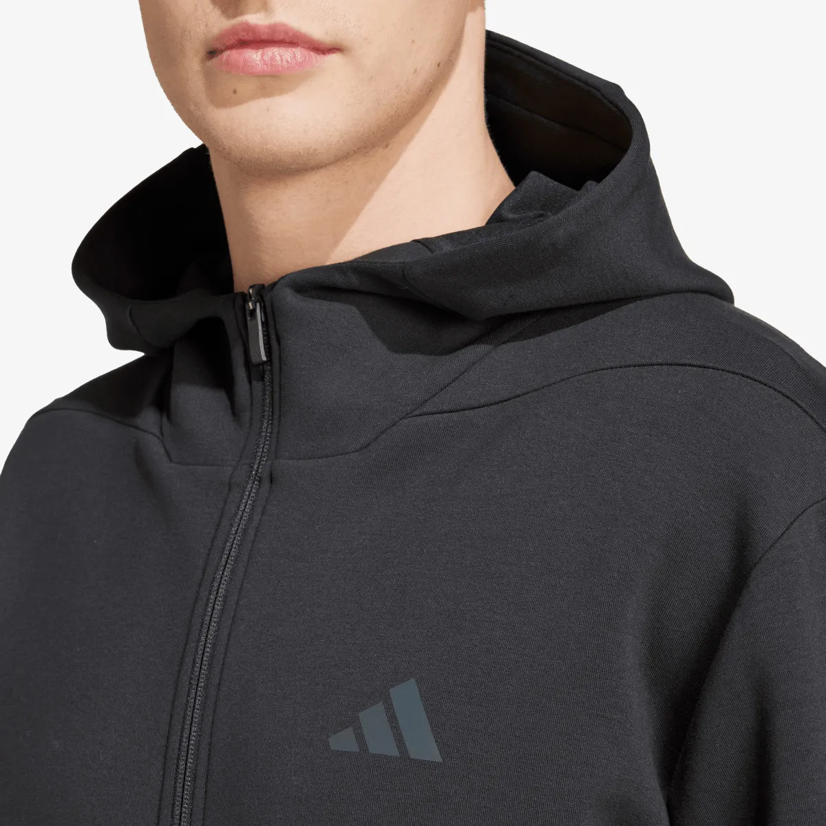 ADIDAS Majica s kapuljačom s patentom D4T FULL ZIP H 