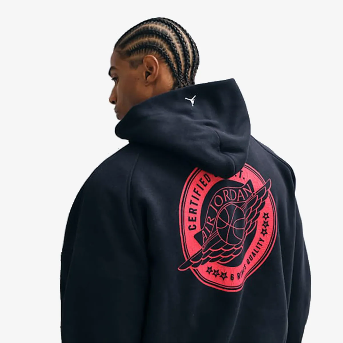 JORDAN Majica s kapuljačom s patentom M J BRK FLC PO HOODIE 