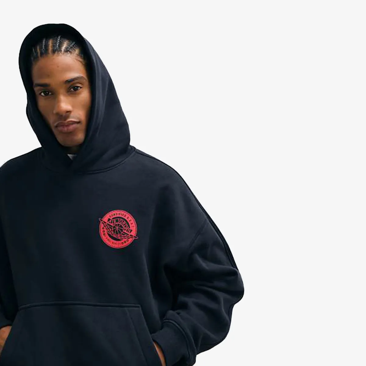 JORDAN Majica s kapuljačom s patentom M J BRK FLC PO HOODIE 