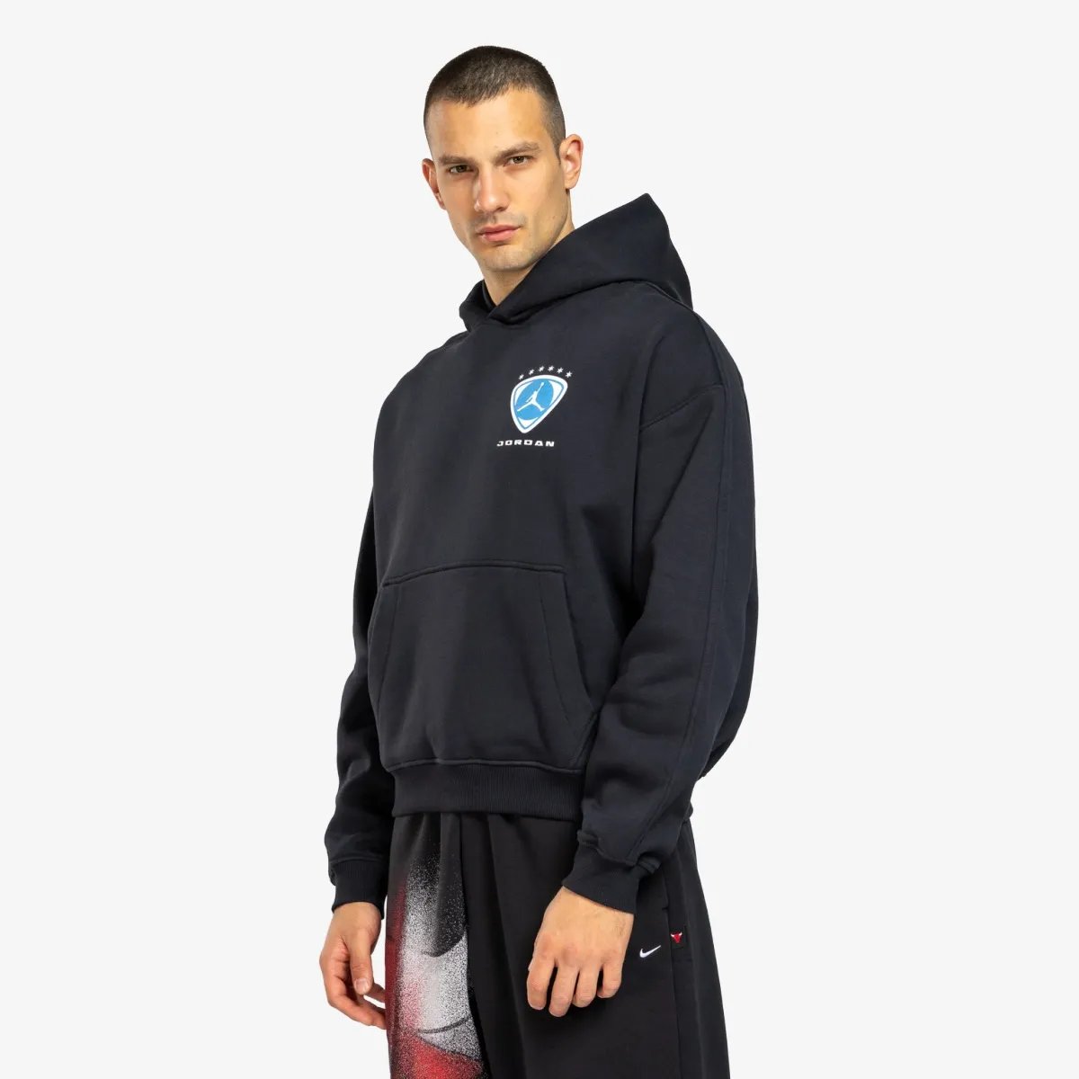 JORDAN Majica s kapuljačom s patentom Jordan Brooklyn 