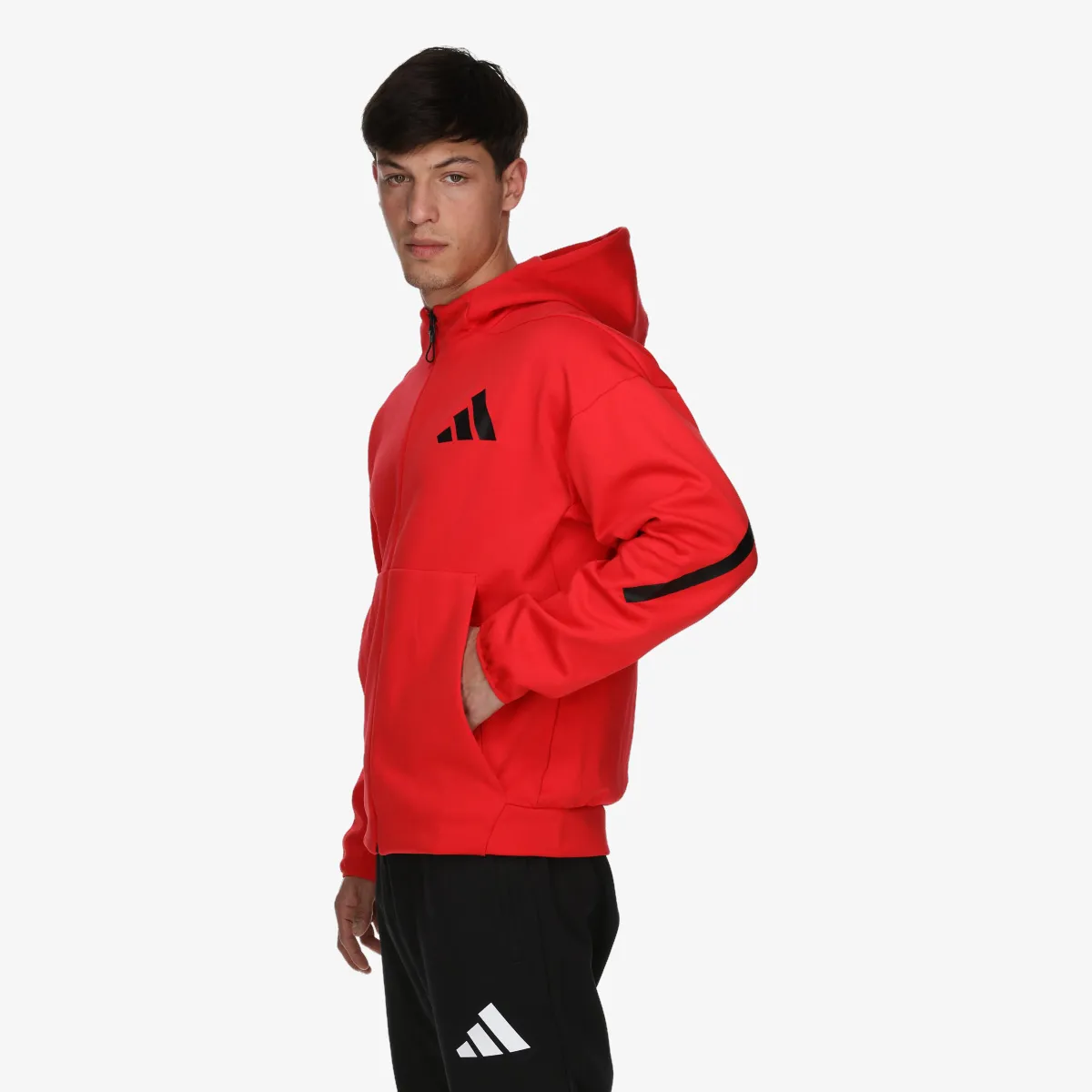ADIDAS Majica s kapuljačom s patentom M Z.N.E. FZ 