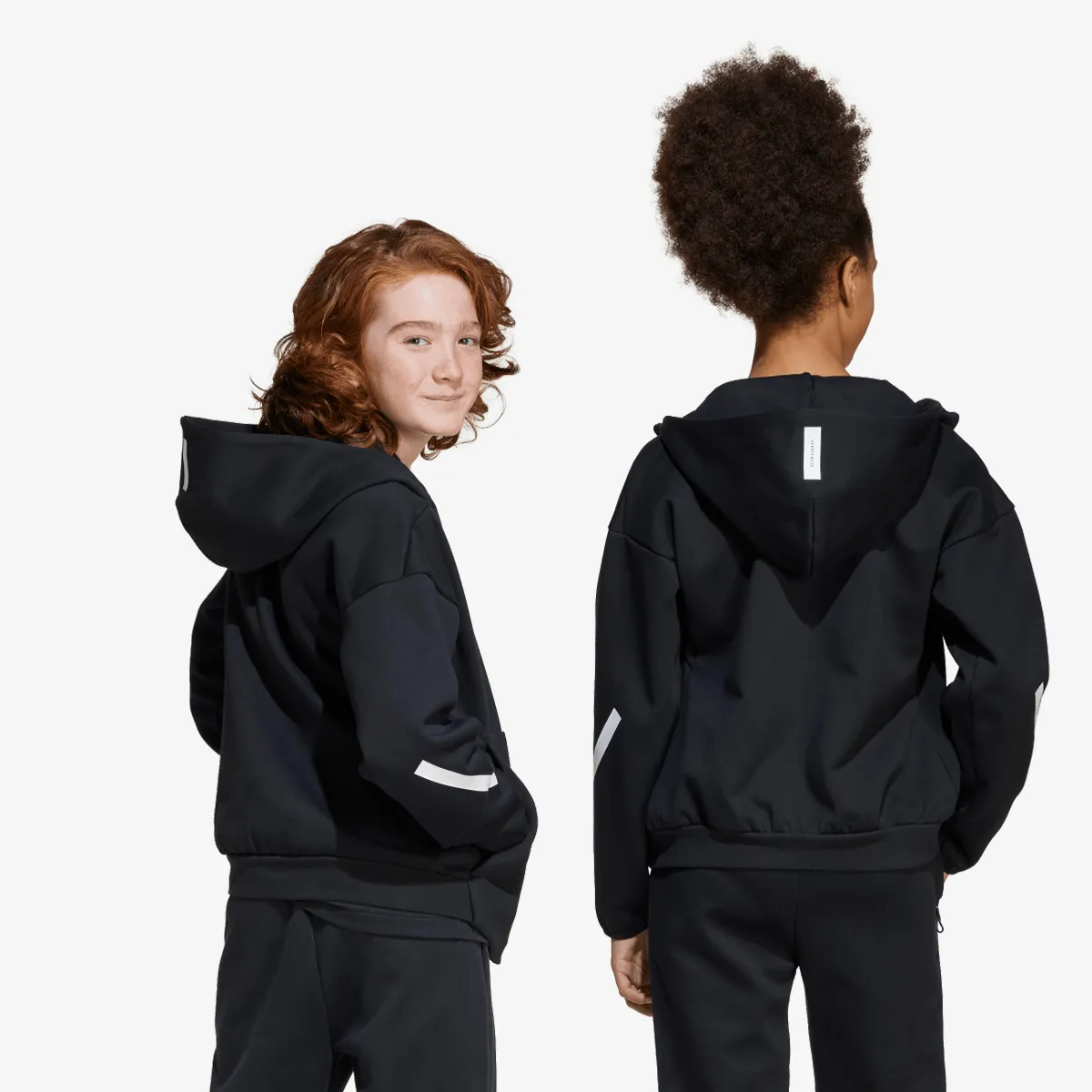 ADIDAS Majica s kapuljačom s patentom J Z.N.E.FZ 