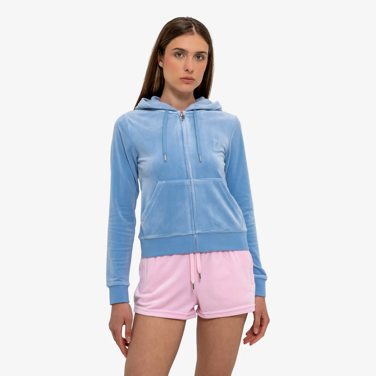 JUICY COUTURE Majica s kapuljačom s patentom ROBERTSON CLASS