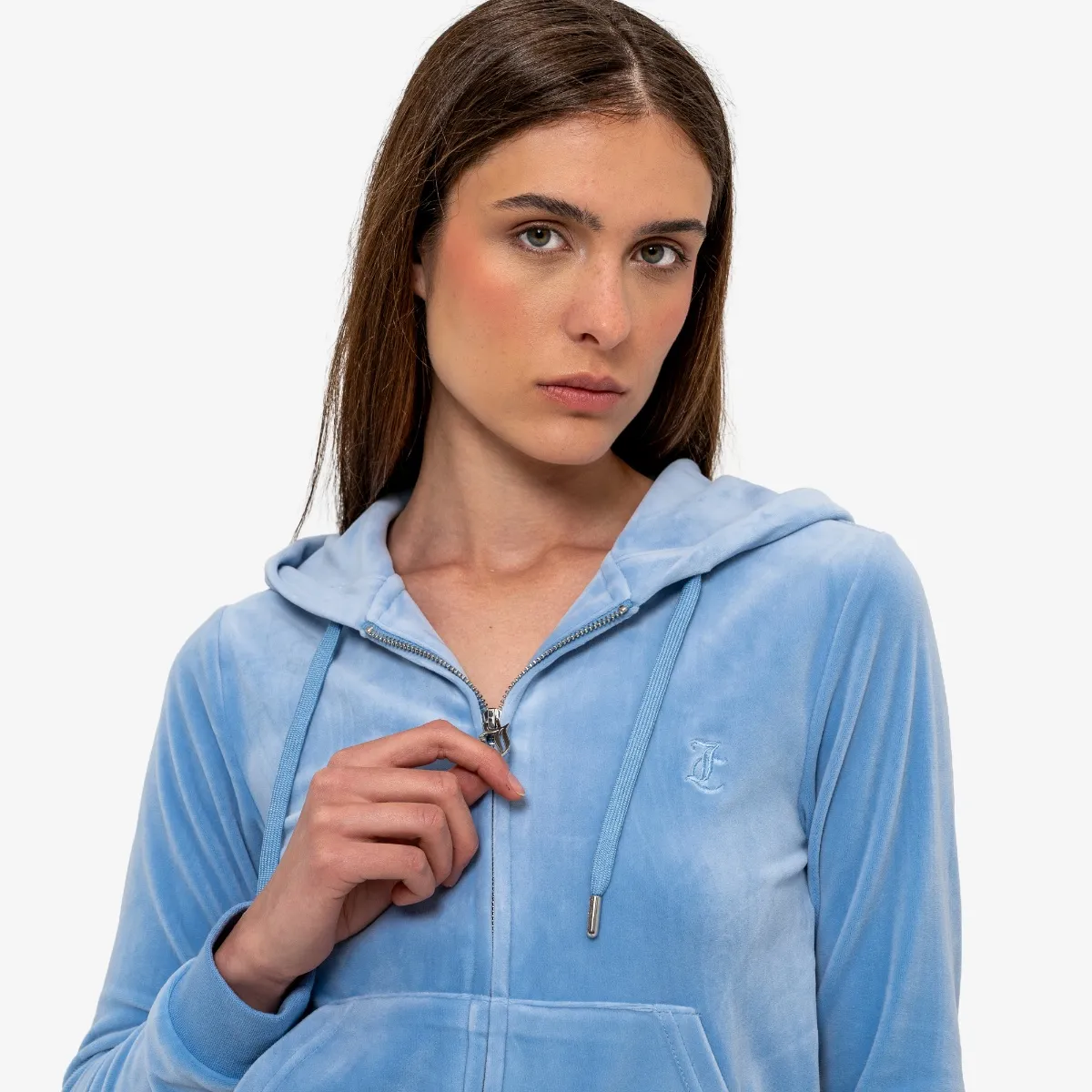 JUICY COUTURE Majica s kapuljačom s patentom ROBERTSON CLASS 