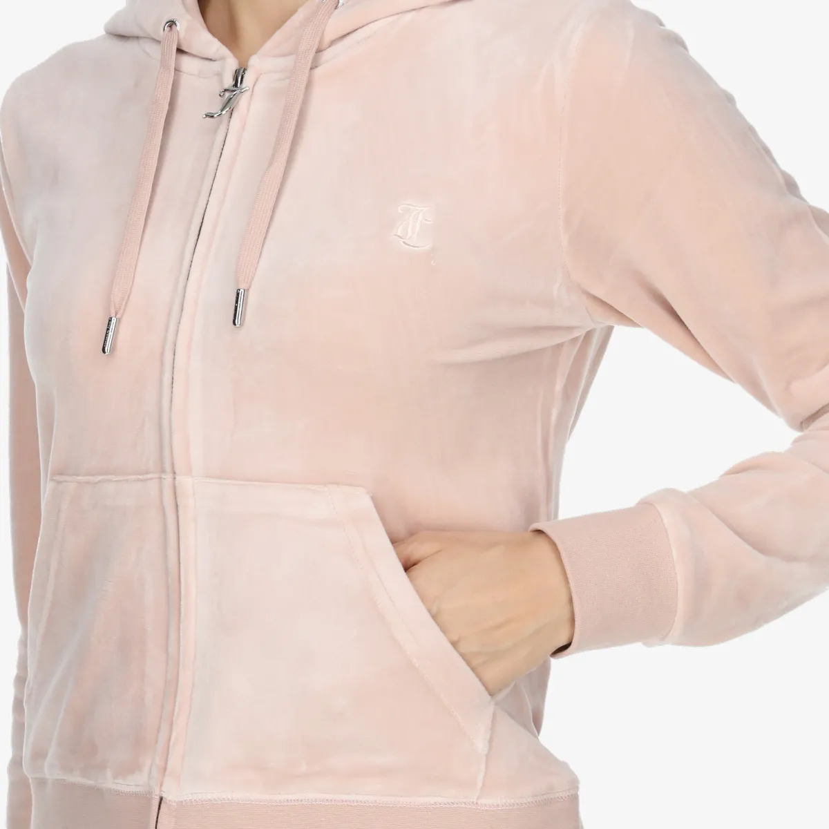 JUICY COUTURE Majica s kapuljačom s patentom ROBERTSON CLASS 