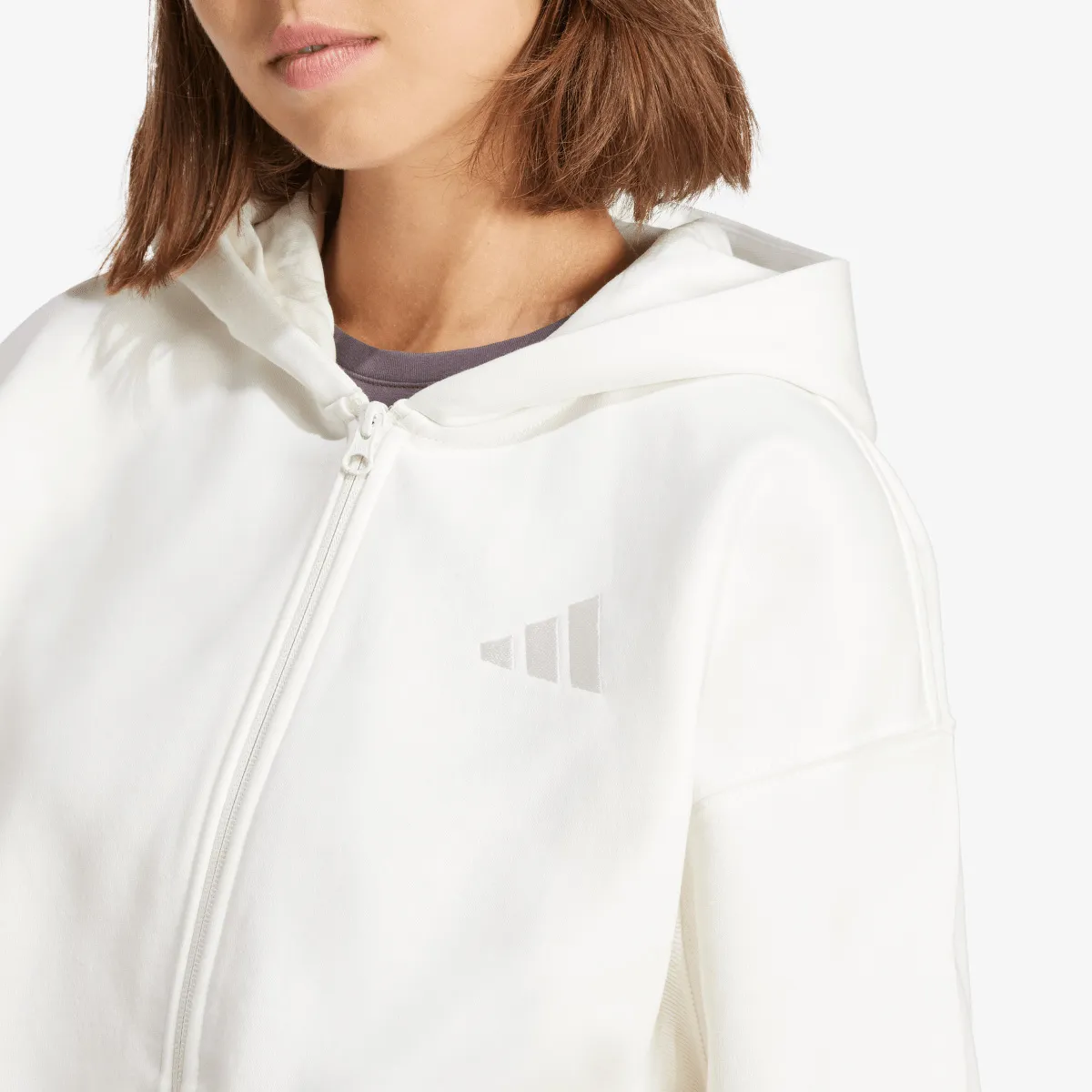 ADIDAS Majica s kapuljačom s patentom W ALL SZN FZ HD