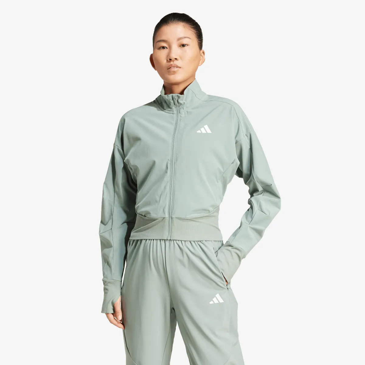 ADIDAS Majica s kapuljačom D4T WVN COVER