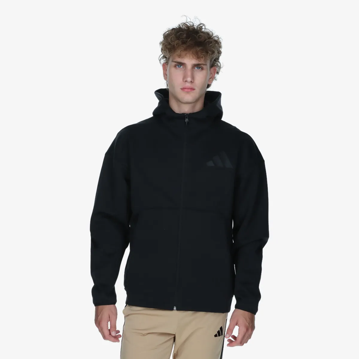 ADIDAS Majica s kapuljačom s patentom M Z.N.E. FZ 