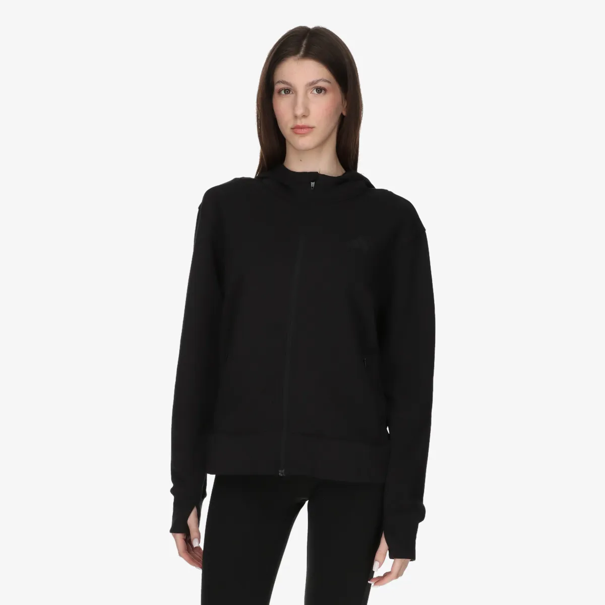 ADIDAS Majica s kapuljačom s patentom D4T FZ HOODIE 