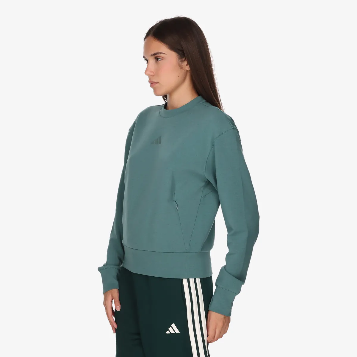 ADIDAS Majica bez kragne D4T KNIT CREW 