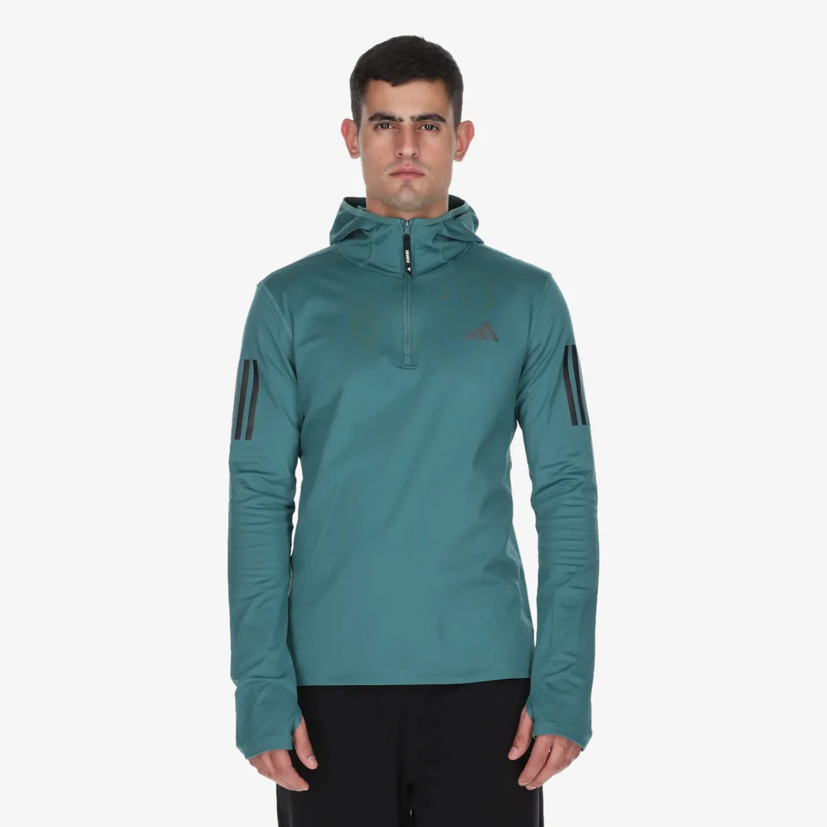 adidas Majica s kapuljačom s polu patentom OTR B WIN HZ