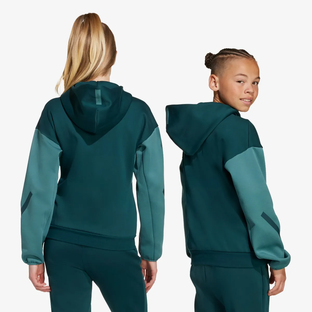 ADIDAS Majica s kapuljačom s patentom J Z.N.E.FZ CB 