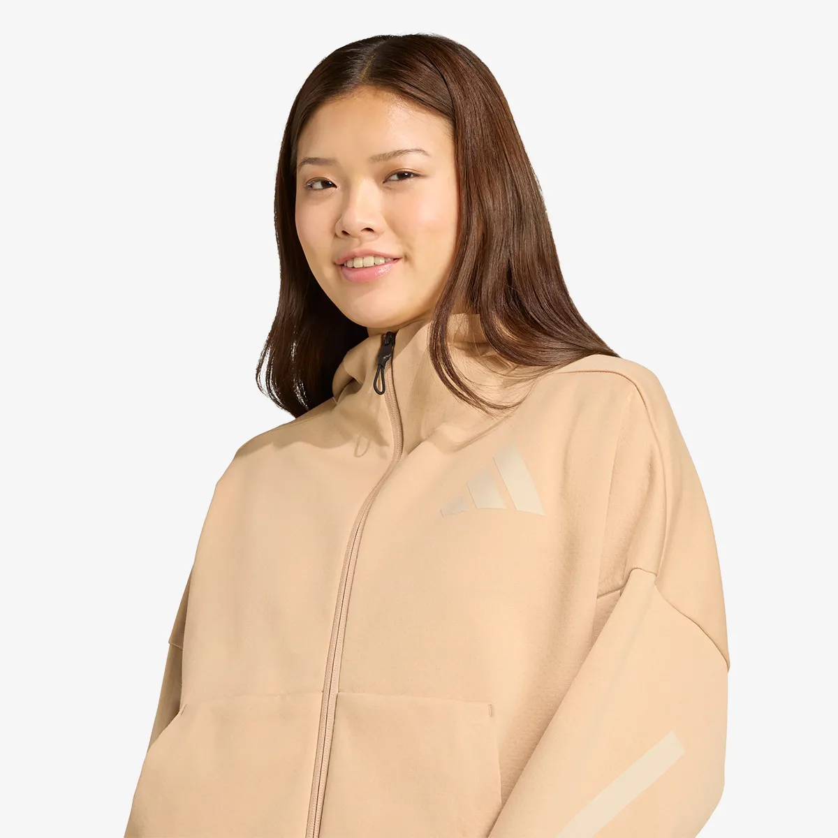 ADIDAS Majica s kapuljačom s patentom W Z.N.E. FZ 