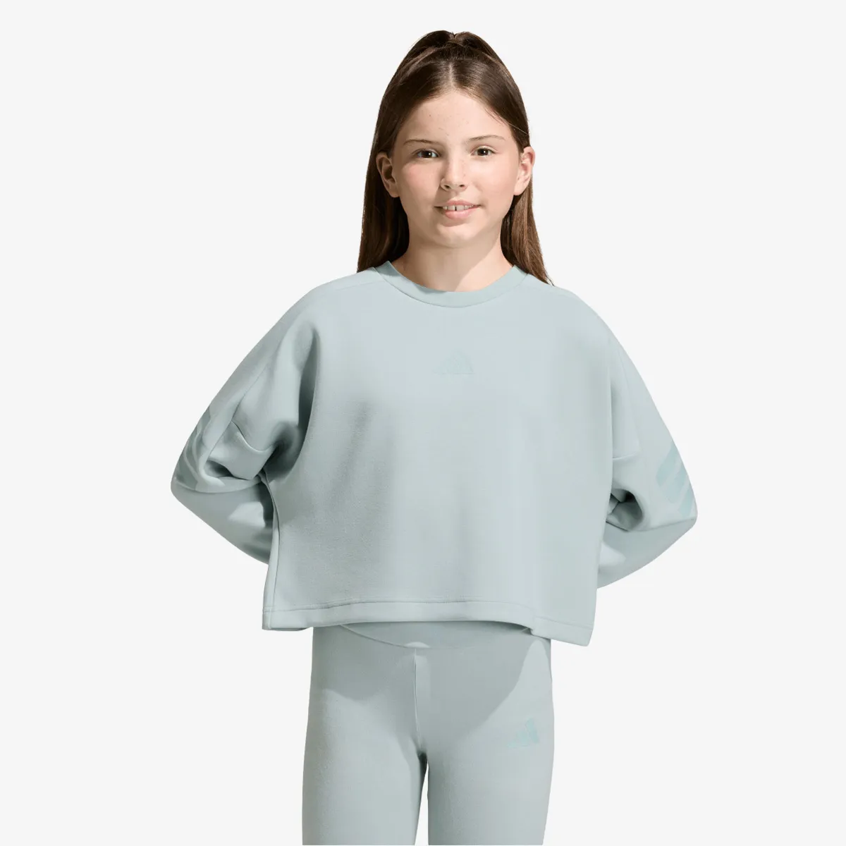 ADIDAS Majica bez kragne JG FI 3S CREW
