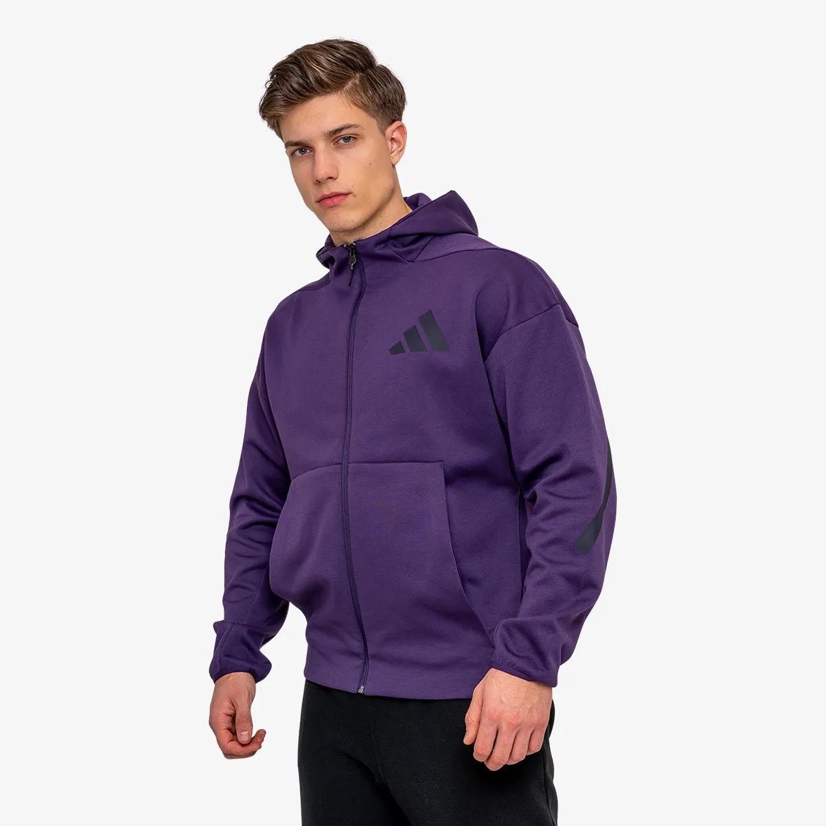 ADIDAS Majica s kapuljačom s patentom M Z.N.E. FZ 