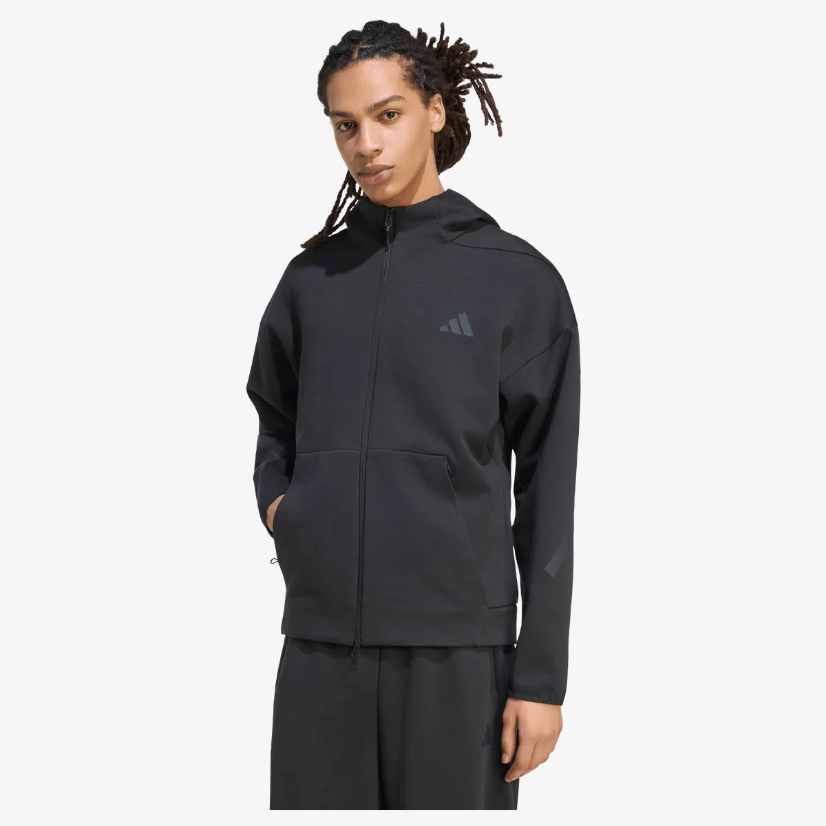 ADIDAS Majica s kapuljačom s patentom M Z.N.E. FZ 