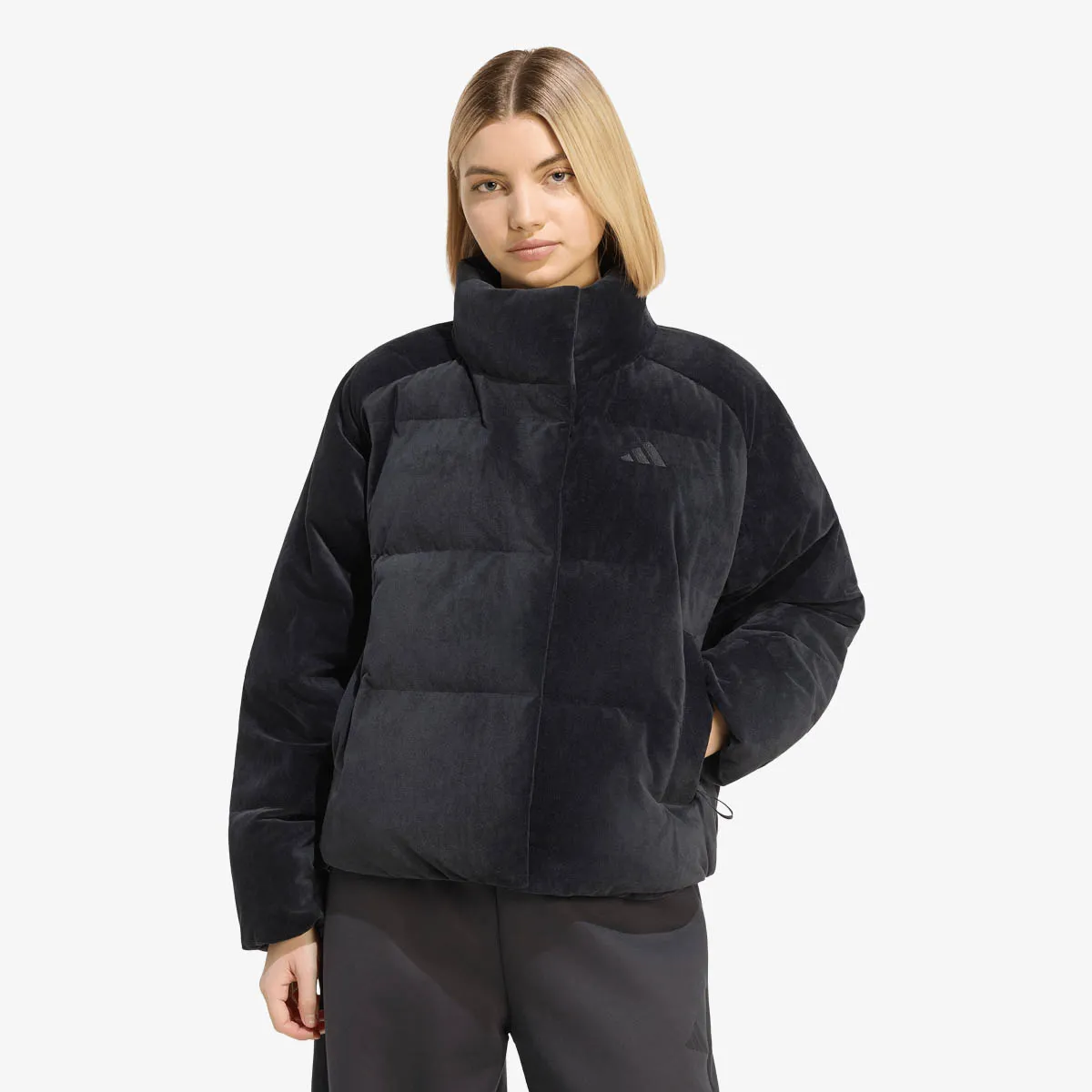 ADIDAS Jakna W D PUF VELOUR
