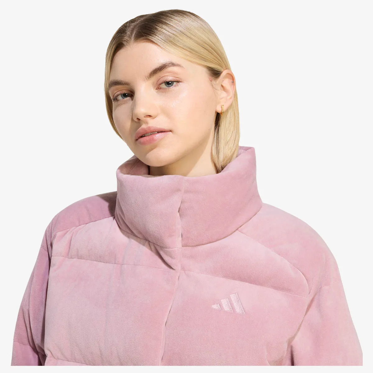 adidas Jakna W D PUF VELOUR