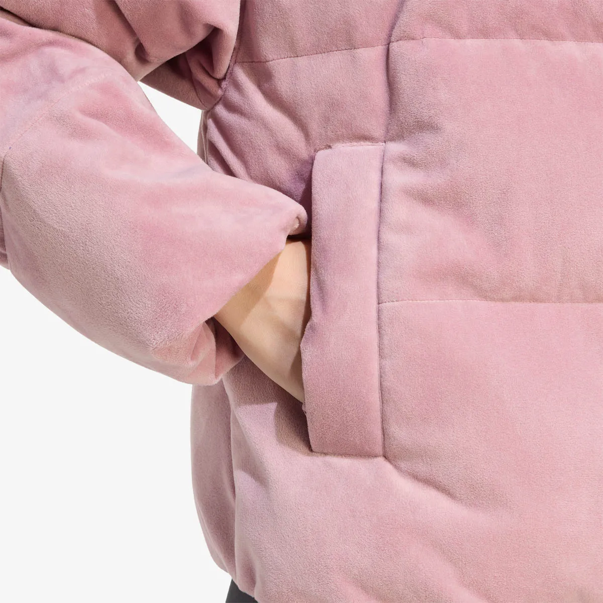 adidas Jakna W D PUF VELOUR