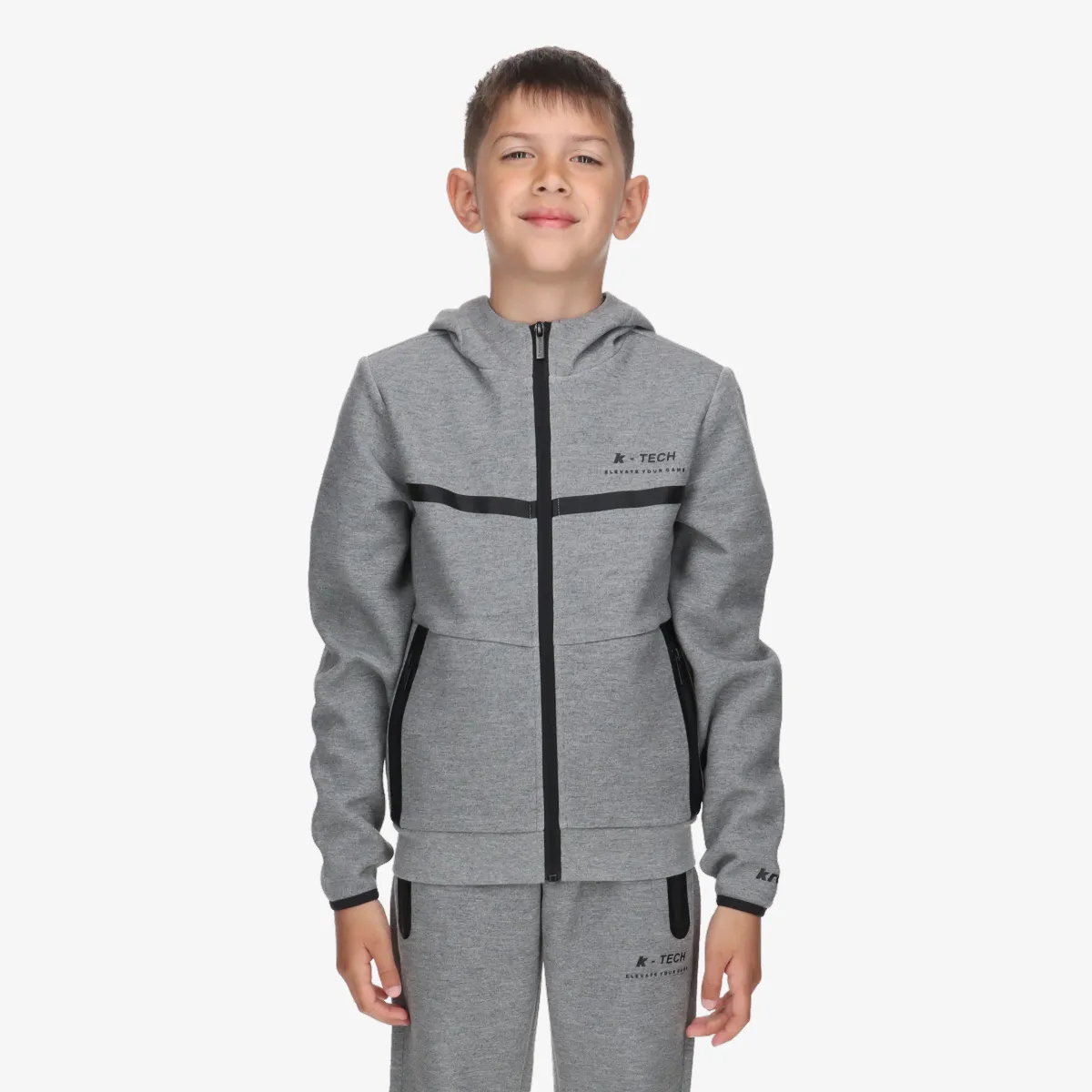 Majica s kapuljačom s patentom KRONOS BOYS FULL ZIP HOODY 