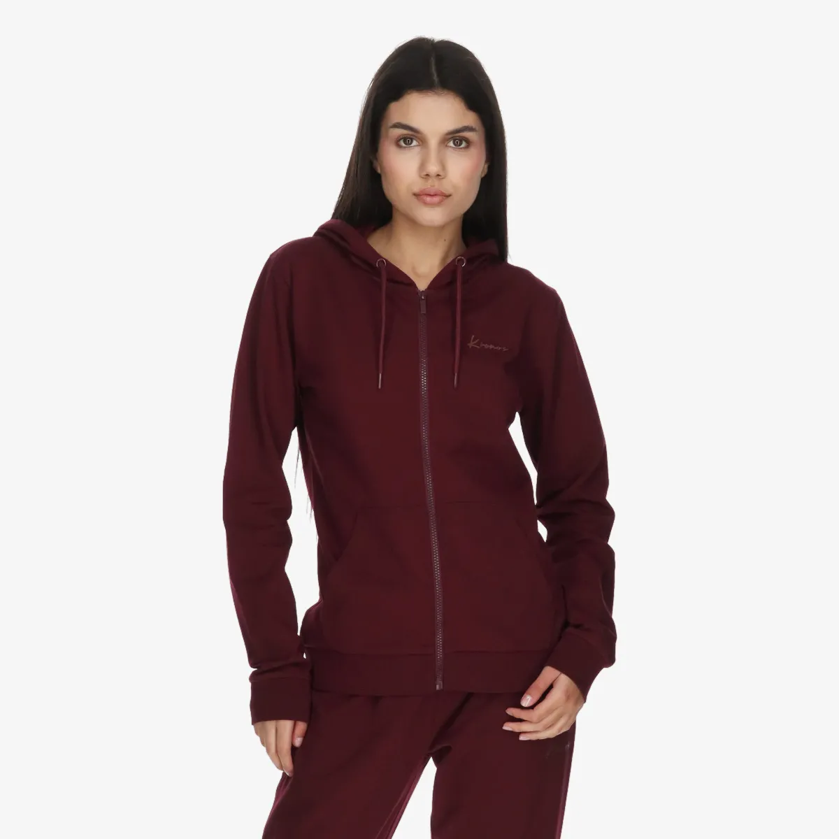 KRONOS Majica s kapuljačom s patentom KRONOS LADIES FULL ZIP HOODY 