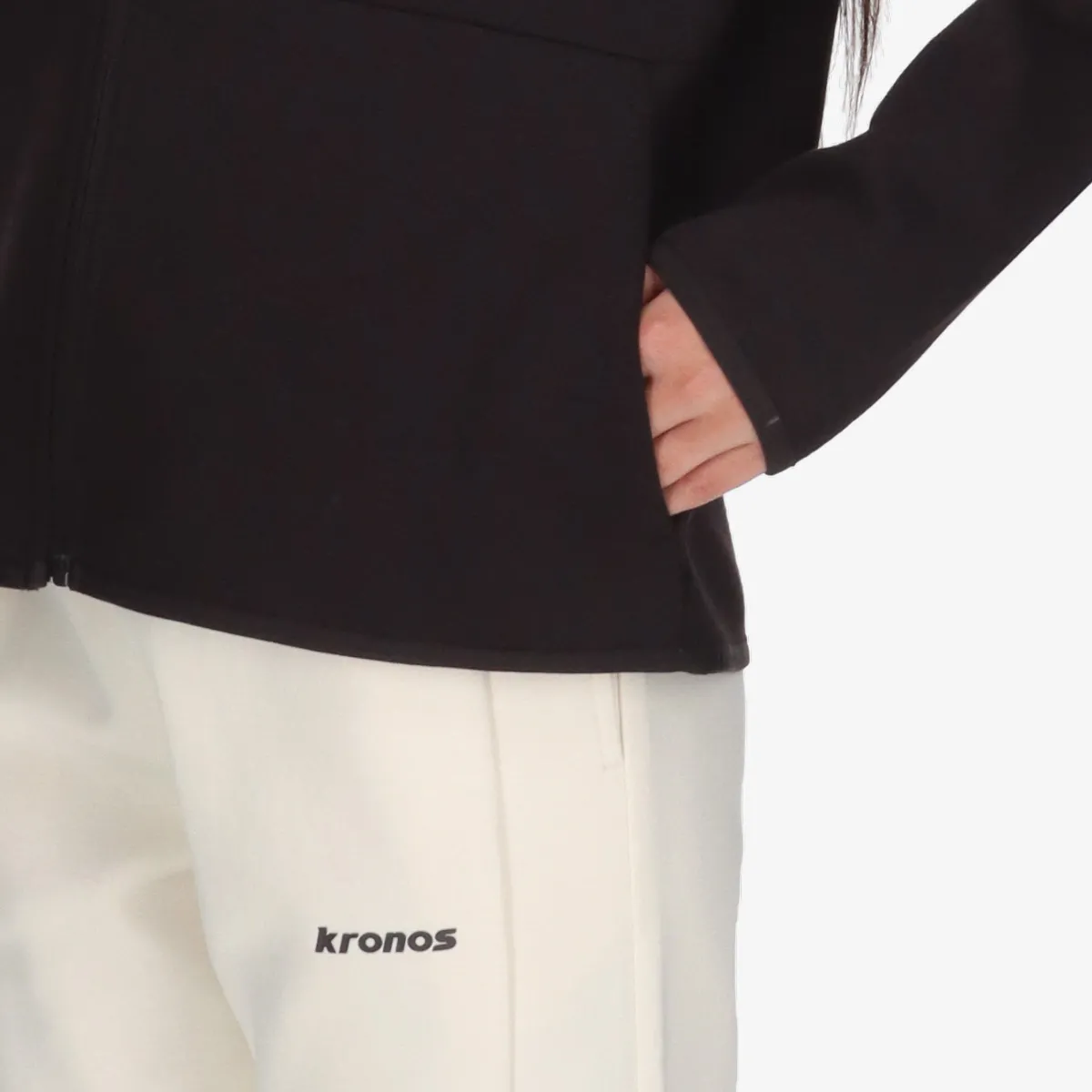 KRONOS Majica s kapuljačom s patentom KRONOS LADIES FULL ZIP HOODY 