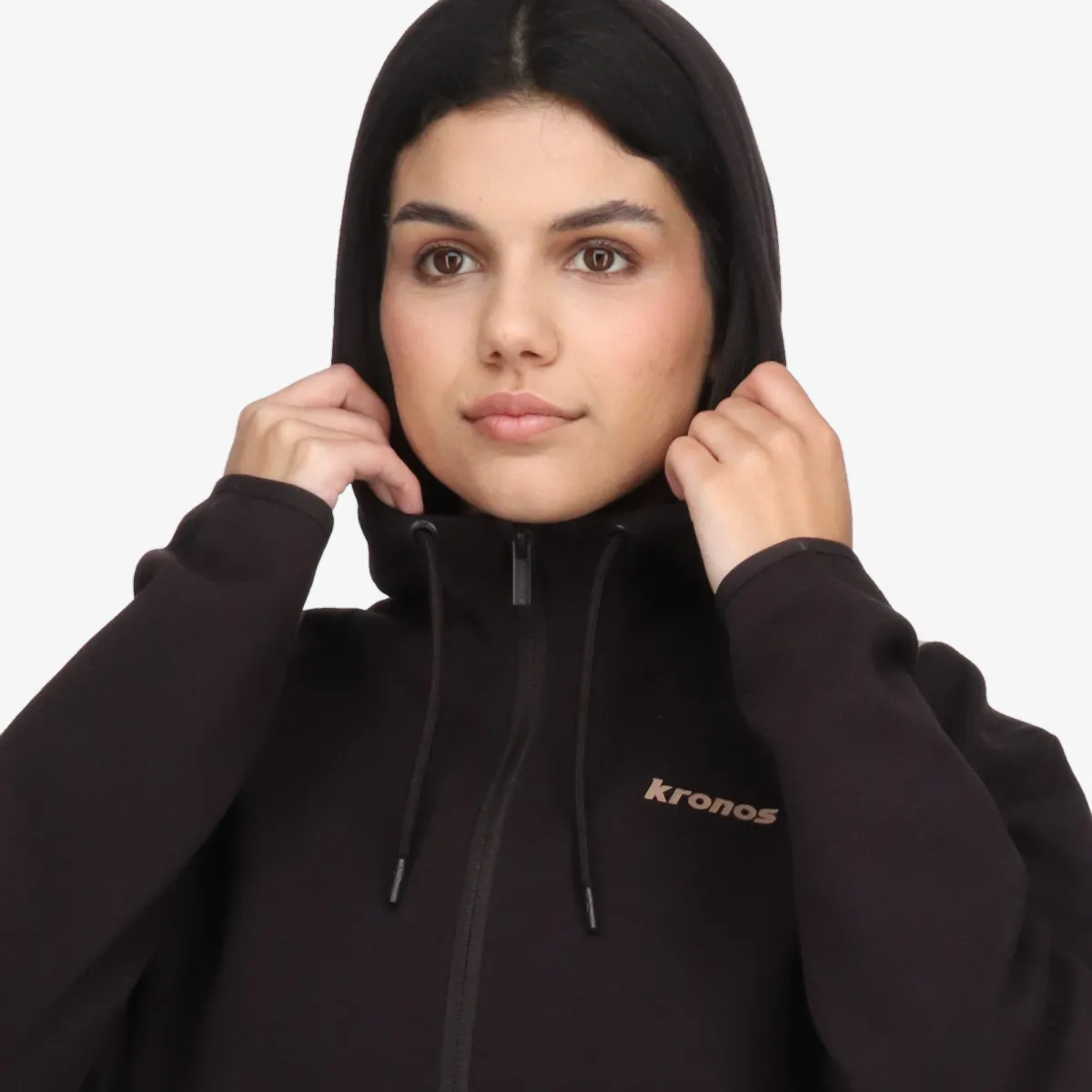 KRONOS Majica s kapuljačom s patentom KRONOS LADIES FULL ZIP HOODY 