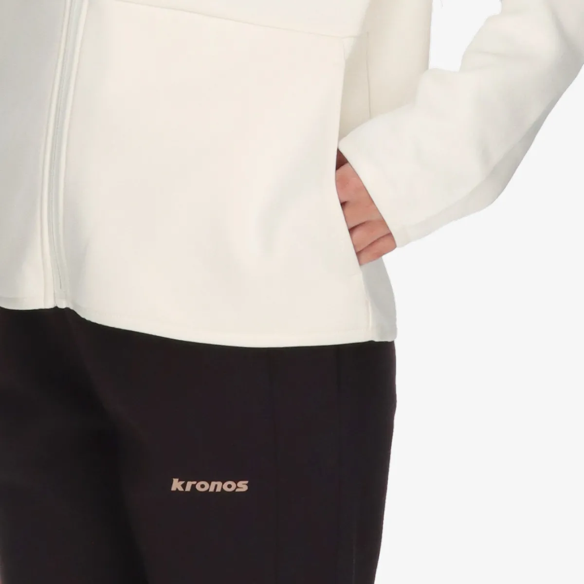 KRONOS Majica s kapuljačom s patentom KRONOS LADIES FULL ZIP HOODY