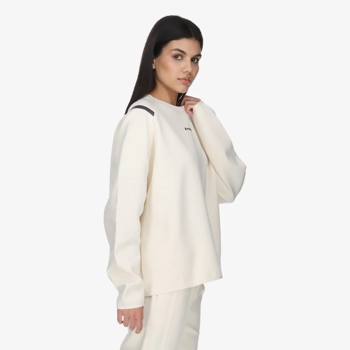 KRONOS Majica bez kragne KRONOS LADIES CREWNECK