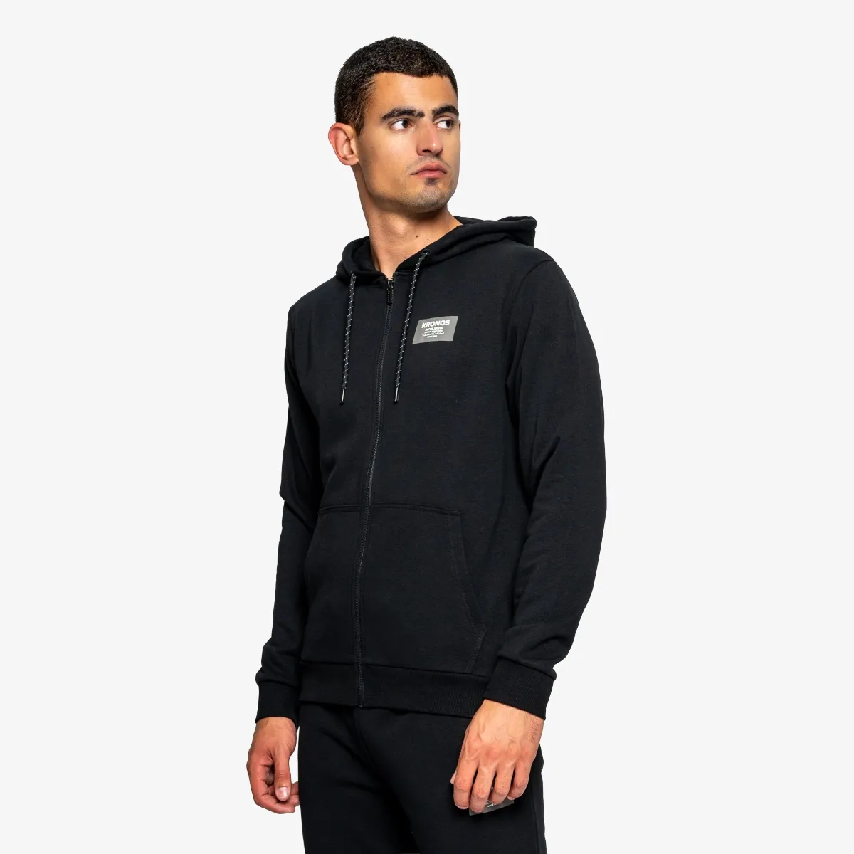 KRONOS Majica s kapuljačom s patentom KRONOS MENS FULL ZIP HOODY 