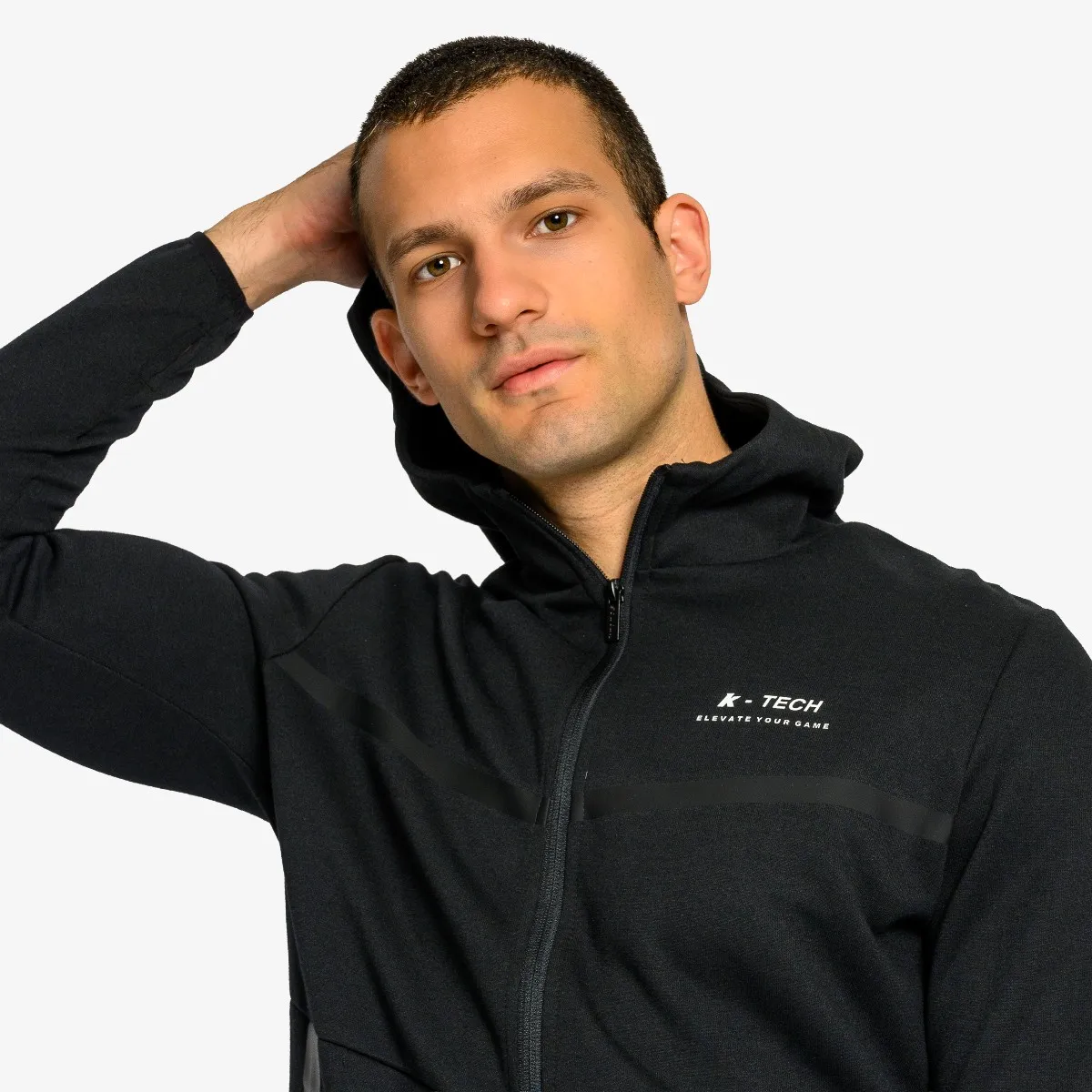 KRONOS Majica s kapuljačom s patentom KRONOS MENS FULL ZIP HOODY 